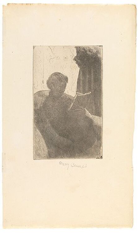 Mary Cassatt, ‘Lydia Reading, Turned toward Right’, ca. 1881