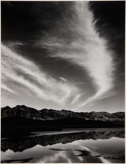 Ansel Adams, ‘Sierra Nevada, Winter Evening, from the Owens Valley’, 1962