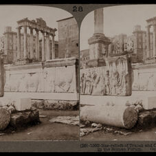 Bert Underwood, ‘Bas-reliefs of Trajan and Column of Phocas in the Roman Forum, Rome’, 1900