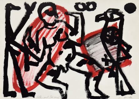 A.R. Penck, ‘Adler und Tänzer 2’, 1982