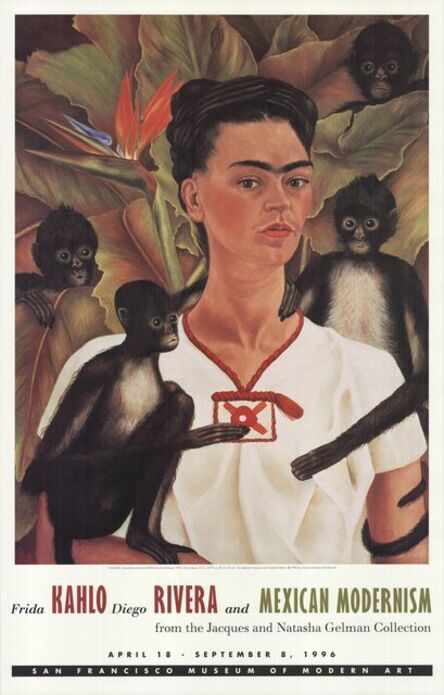 Frida Kahlo, ‘Self Portrait with Monkeys’, 1996