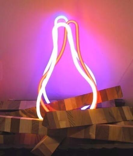 Margery Goldberg, ‘Urban Fireplace (neon)’