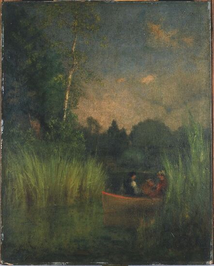 George Inness, ‘Dusk in the Rushes (Alexandria Bay)’, 1880