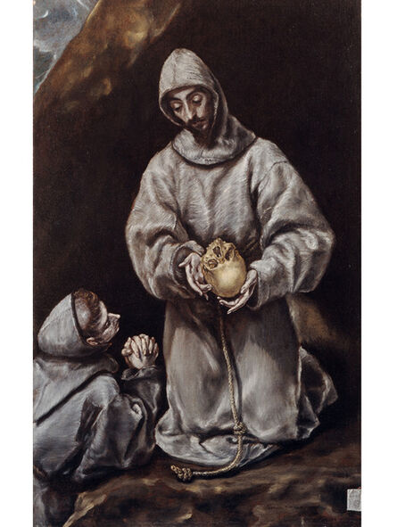 El Greco, ‘Saint Francis and Brother Leo Meditating on Death ’, 1610 -1614