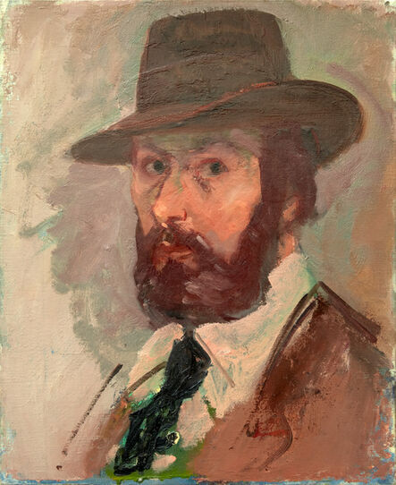 Paul Resika, ‘Self-Portrait (Hat)’, 1975