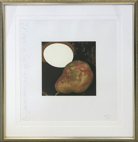 Donald Sultan, ‘2 PEARS, A LEMON, AND AN EGG’, 1994