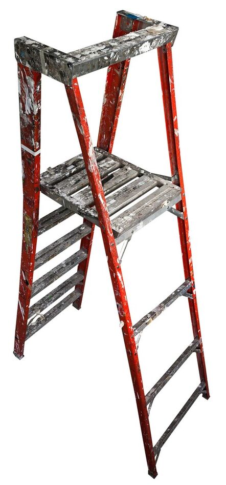 Jennifer Williams, ‘Large Folding Ladder: Orange with Platform Open’, 2012