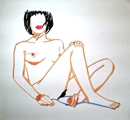 Tom Wesselmann, ‘Steel Drawing-Sitting Nude’, 1986