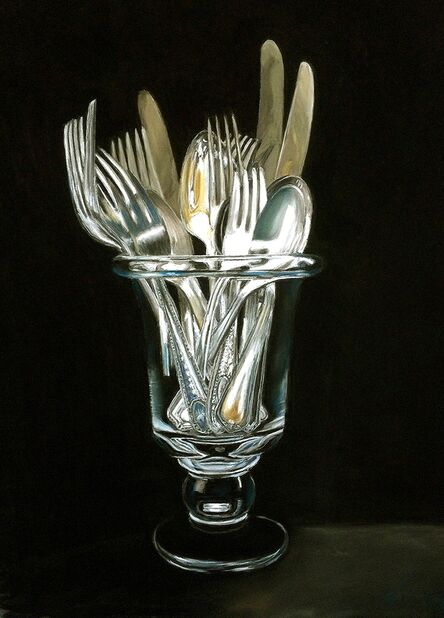Diane Rudnick Mann, ‘Silverware in Glass’, 2015