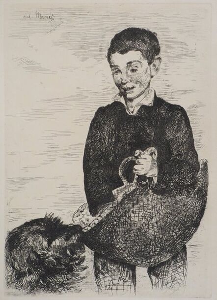 Édouard Manet, ‘The Child with the Dog’, 1860