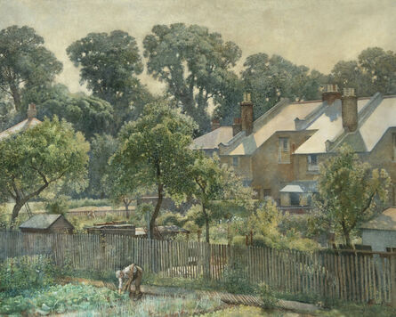 Harry Bush, ‘Summer Morning - View from the Artist's House at 19 Queensland Avenue, London SW19’, 1953