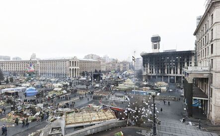 Donald Weber, ‘From the series Architecture of Siege (Barricade), Maidan Nezalezhnosti I, After February 18’, 2014