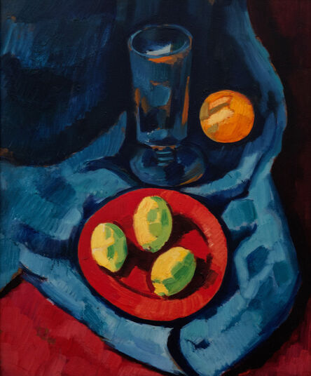 Marsden Hartley, ‘Still Life with Lemons (Fruit and Tumbler)’, 1928