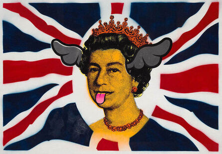 D*Face, ‘Dog Save the Queen - Orange’, 2005