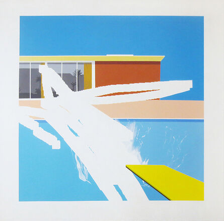 Michael Weisskoeppel, ‘Erasing a Bigger Splash - Homage to David Hockney’, 2014