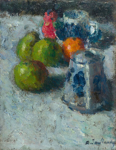 Alexej von Jawlensky, ‘Stilleben mit Früchten, Kanne und Tasse’, ca. 1903