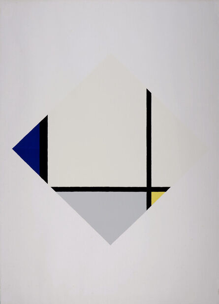 Piet Mondrian, ‘(After) - Composition with Blue and Yellow (Composition 1)’, 1960