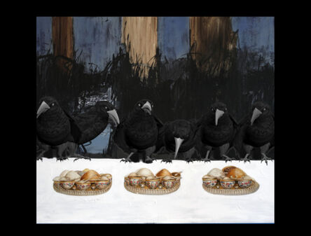 Farideh Lashai, ‘Keep Your Interior Empty of Food that You Mayest Behold There in the Light of Interior, Crows, video still)’, 2010-2012