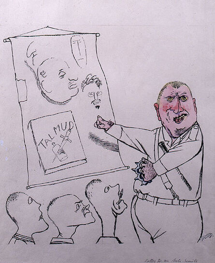George Grosz, ‘The Lecture’, 1953
