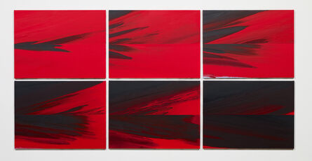 Barnaby Furnas, ‘Last Day (Red to Black in 6 parts)’, 2013