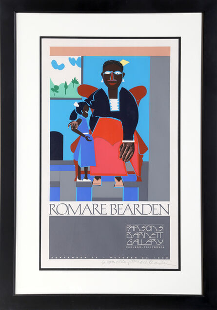 Romare Bearden, ‘Mother and Child, Exhibition at Betty Parsons Gallery’, 1980