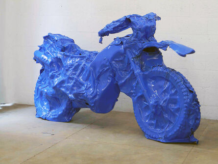 Sergio Romagnolo, ‘moto azul’, 2013