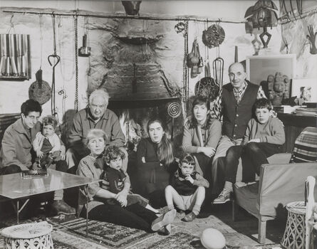 Pedro E. Guerrero, ‘The Calder Family at Christmas, Roxbury, CT’, 1965