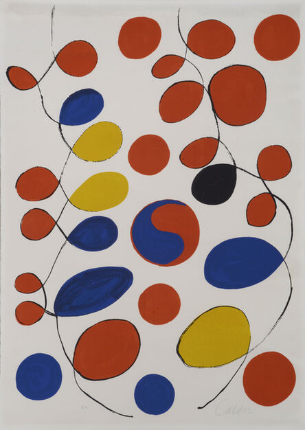 Alexander Calder, ‘Loops and Yin Yang’, 1969