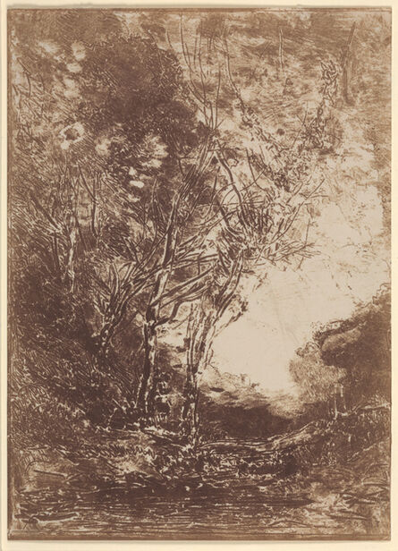 Jean-Baptiste-Camille Corot, ‘The Ambush’, 1858