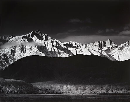 Ansel Adams, ‘Sierra Nevada from Lone Pine’, 1944