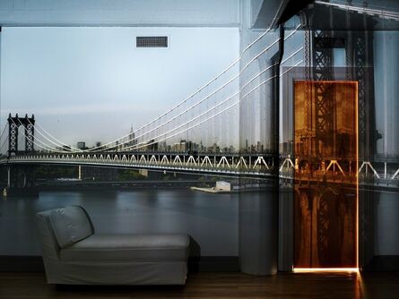 Abelardo Morell, ‘Camera Obscura: View of the Manhattan Bridge, April 30th, Afternoon’, 2010