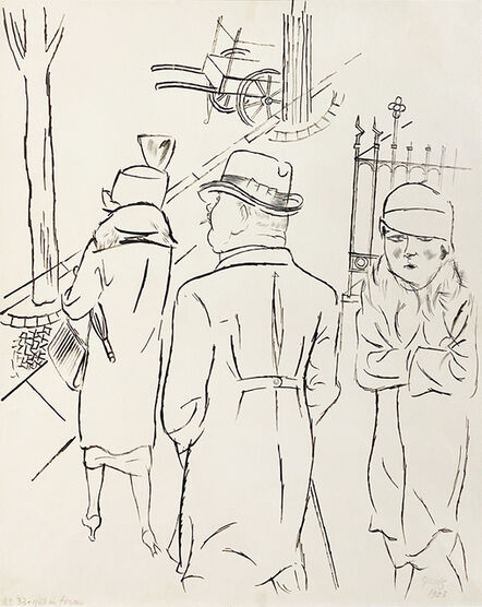 George Grosz, ‘Berlin Street Scene’, 1923
