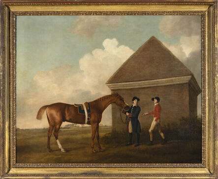 George Stubbs, ‘Eclipse at Newmarket, with a groom and jockey’, 1770