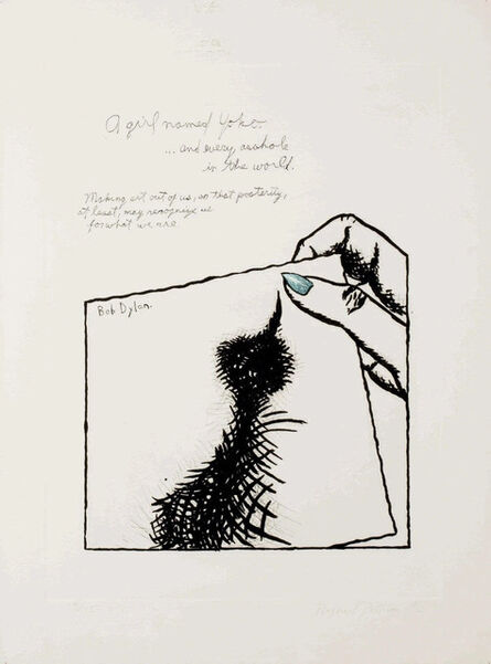 Raymond Pettibon, ‘Untitled (A Girl Named Yoko)’, 1992