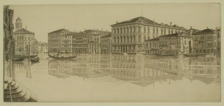John Taylor Arms, ‘Venetian Mirror, Grand Canal, Venice’, 1933