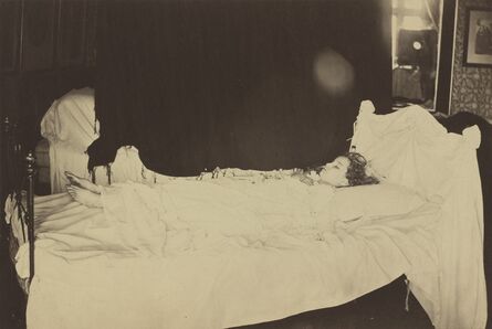 Julia Margaret Cameron, ‘Deathbed Study of Adeline Grace Clogstoun’, 1872