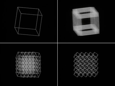 Manfred Mohr, ‘Cubic Limit’, 1973-1974