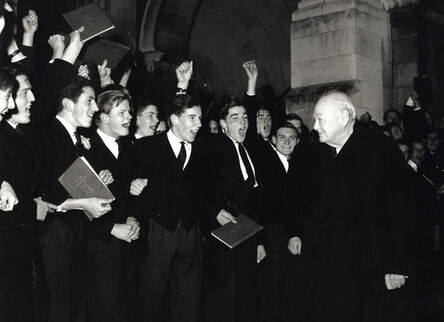 Harry Benson, ‘Winston Churchill at Harrow School, England’, 1964