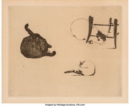 Édouard Manet, ‘Les Chats’, 1868