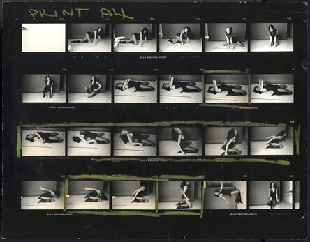 Norman Seeff, ‘Carly Simon, "Playing Possum" Album Cover (Contact Sheet)’