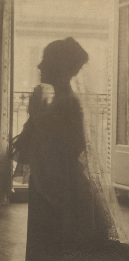 Gertrude Käsebier, ‘Silhouette of a Woman / A Maiden at Prayer’, About 1899