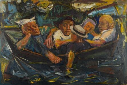 Ture Bengtz, ‘Men in Boat’, ca. 1958