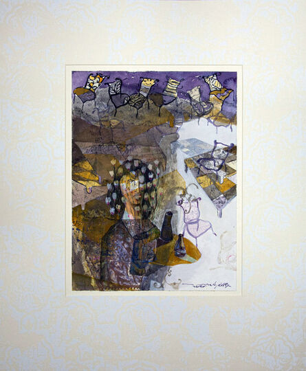 Jehad Al Ameri, ‘Yellow & Purple’, 2020
