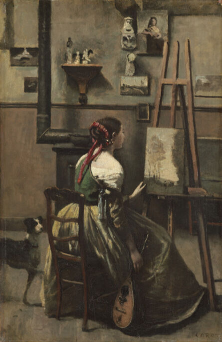 Jean-Baptiste-Camille Corot, ‘The Artist's Studio’, ca. 1868