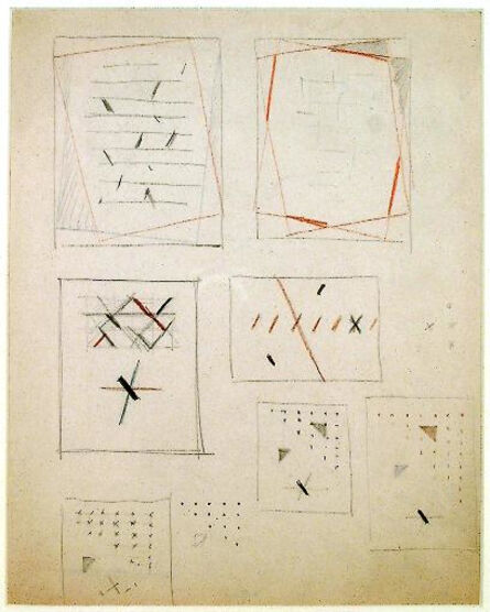 Friedrich Vordemberge-Gildewart, ‘Various Studies for Compositions (D73)’, c. 1946
