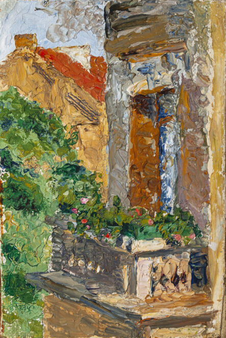 Gabriele Münter, ‘Haus mit Balkon (House with Balcony)’, 1902