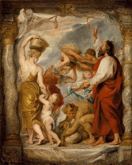 Peter Paul Rubens, ‘The Israelites Gathering Manna in the Desert’, ca. 1626-1627