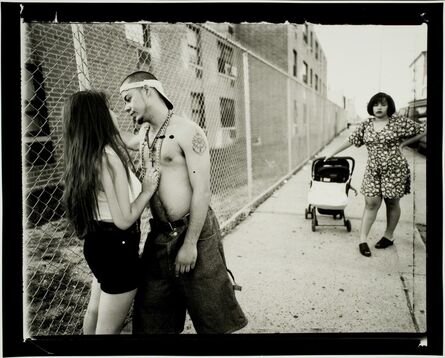 Vincent Cianni, ‘Anthony Hitting on Giselle, Vivien Waiting, Lorimer Street, Williamsburg, Brooklyn’, 1996