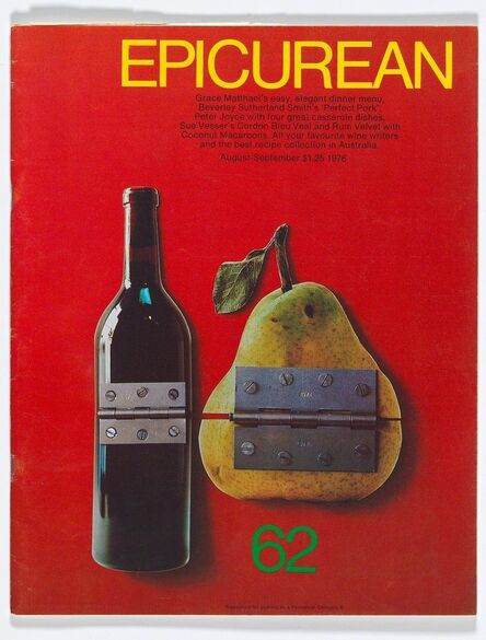 Les Mason, ‘Epicurean Magazine Cover Design August-September ’, 1976