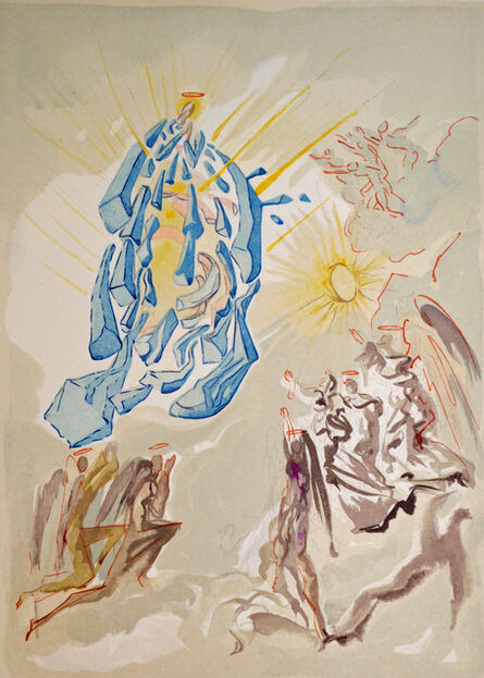 Salvador Dalí, ‘Dante Regains His Sight, Paradiso Canto 26, The Divine Comedy’, 1960